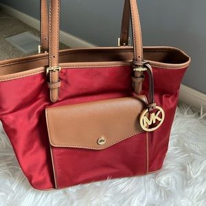 Michael kors red bag